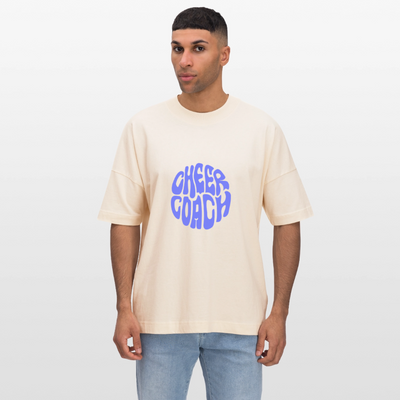 Cheercoach Oversized Organic T-shirt - natural raw