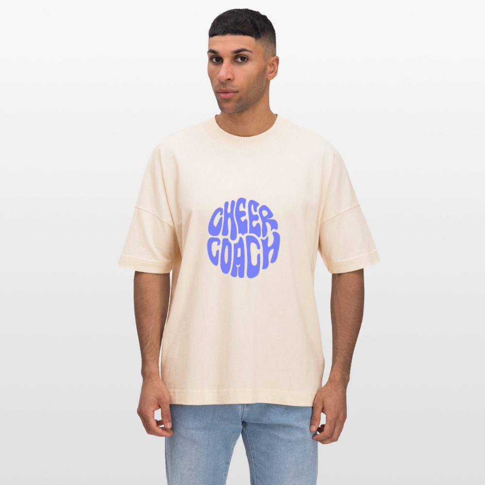 Cheercoach Oversized Organic T-shirt - natural raw