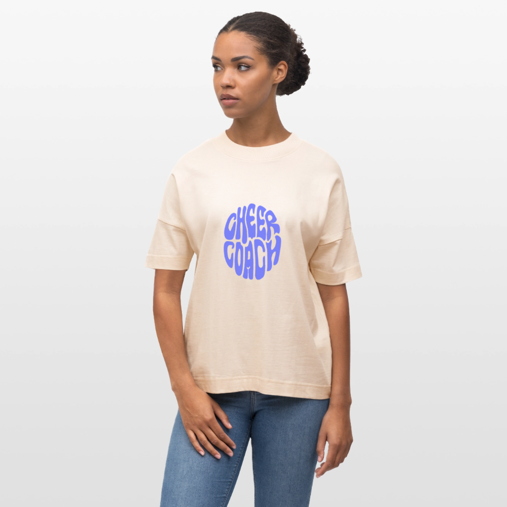 Cheercoach Oversized Organic T-shirt - natural raw