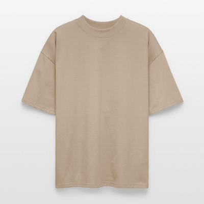 Cheer Oversized Organic T-shirt - Partnerstunt One Line - stone