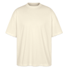 Das Shirt COUNT – Oversized Organic T-shirt - natural raw ist hier von vorne zu sehen. Es ist blanko.