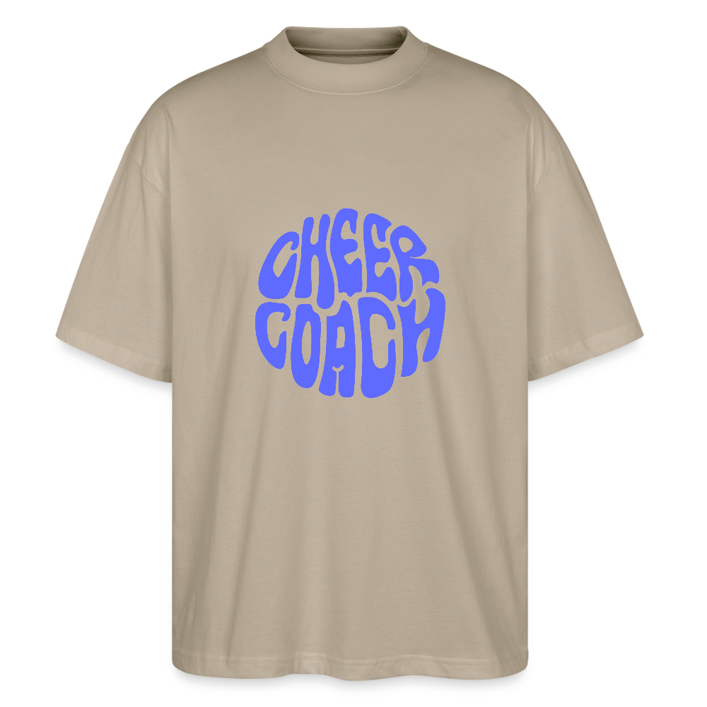 Cheercoach Oversized Organic T-shirt - stone