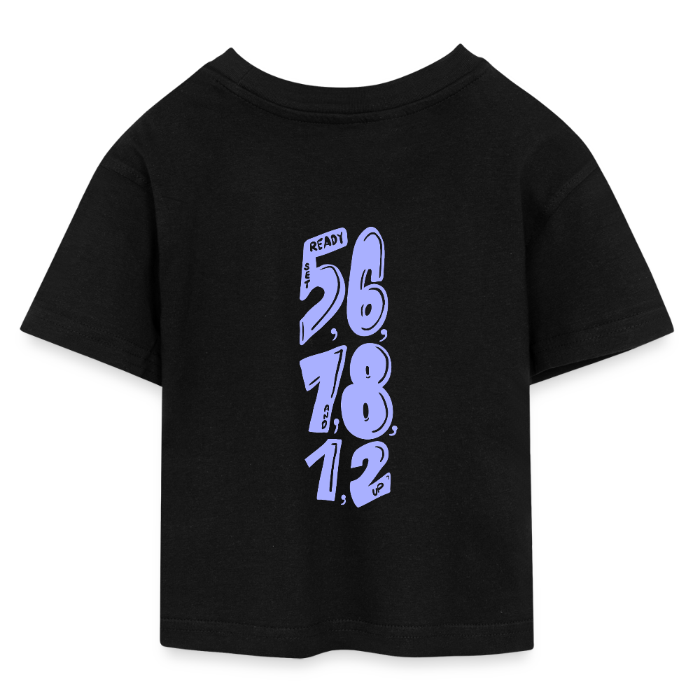 Count - Junior - Cropped Jersey T-Shirt - black