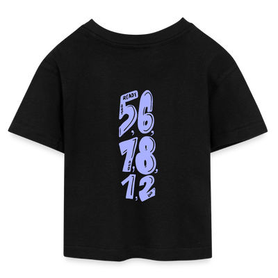 Count - Junior - Cropped Jersey T-Shirt - black