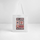 Tote Bag weiß mit dem Motiv go loud or go home in illustrativem Comicstyle und Cheerleadersymbolen wie Pompom und Megaphone. Es steht dort zudem: Go Loud or go Home und Ready Set.