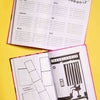 two opened books of: CHEERLEADING FRIENDSHIP BOOK: for Juniors & Seniors.