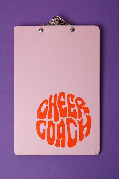 Clipboard with pad – Cheercoach